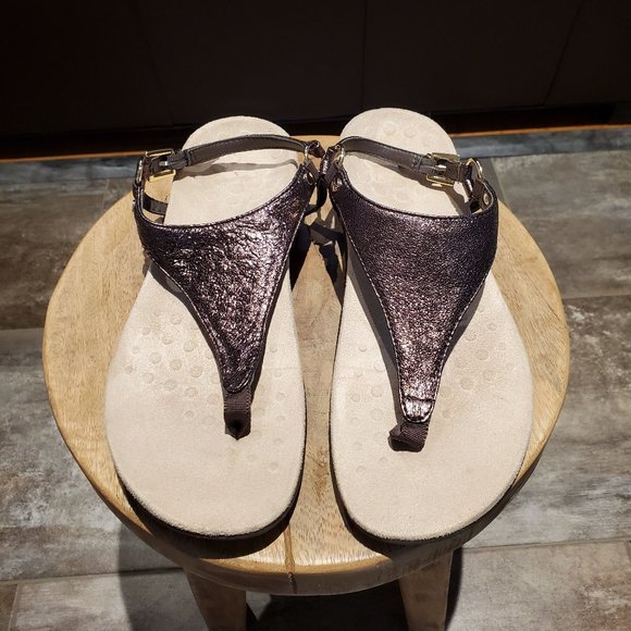 Vionic Shoes - Vionic Bronze Kirra Backstrap Sandals